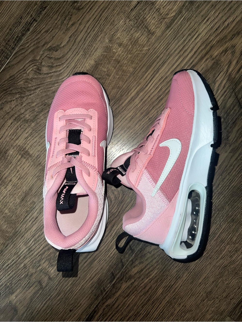 Nike Kids Pink/White Air Max Lightweight Sneakers